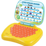 Yellow Lovely English Learner Kids Laptop LemonOrange
