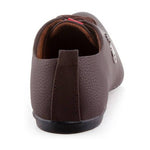 Brown Partywear Synthetic Leather Casual Shoes for Men