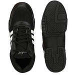 Men's Black & White High Top Running Shoes