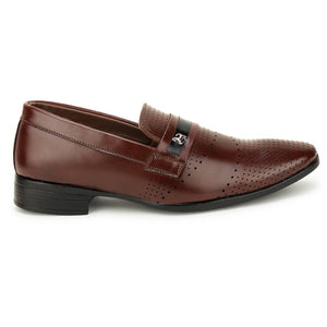 Dotted Slip On Formal Shoes For Men