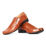 Men's Tan Slip-on Synthetic Party wear Formal Shoes