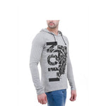 Grey Pack Of 2 Full Sleeves Printed Hooded T Shirt With Coffee Mug For Men