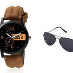 Stylish Watches for Boys and Men Combo Gift Set with Sunglasses