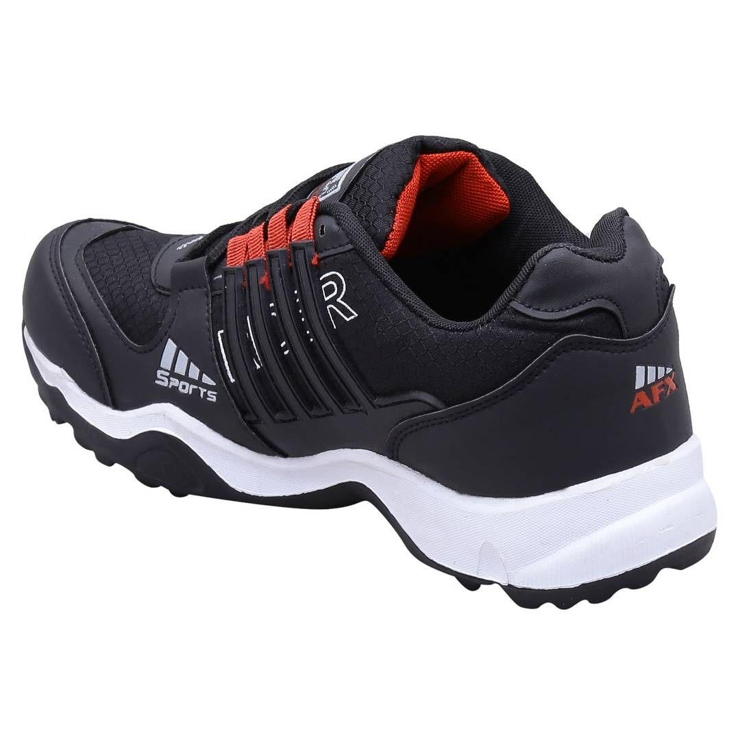 Men's Mesh Black Sports Running Shoes