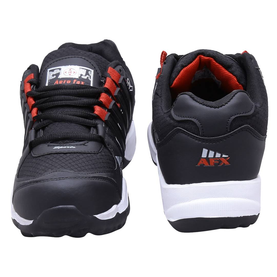 Men's Mesh Black Sports Running Shoes