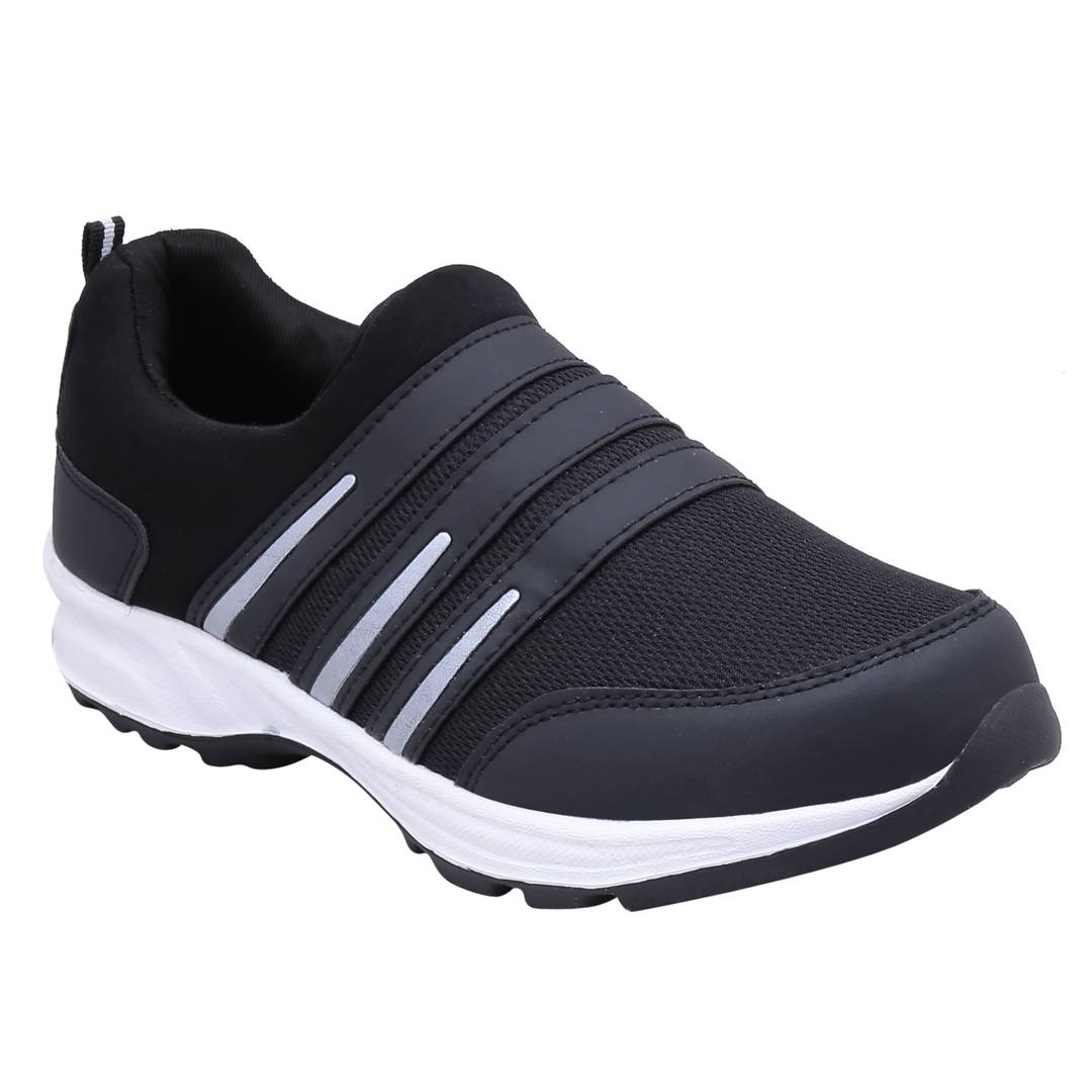 Men's Mesh Black Sports Running Shoes