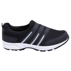 Men's Mesh Black Sports Running Shoes