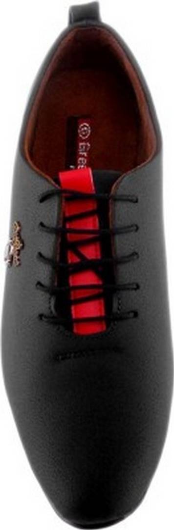 Men's Black Synthetic Leather Casual Shoes – Dilutee India