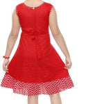 RED  COTTON FROCK