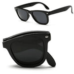 Orange Dial Black Strap Boy's Analog Watch With Black Cap And Foldable Sunglass
