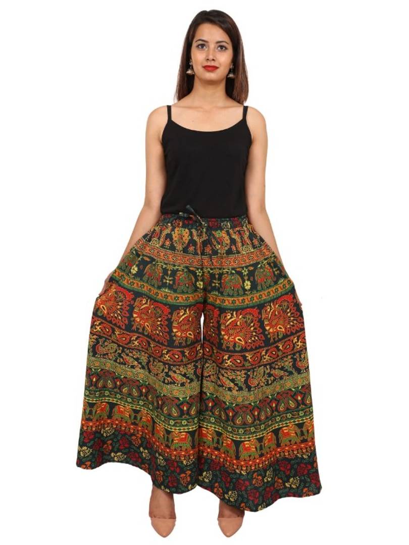 Cotton Printed Palazzo For Women's And Girl's