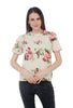 Off White Floral Top