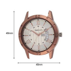 Brown Synthetic Leather Analog Watch for Men