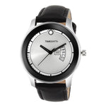Black Synthetic Leather Analog Watch for Men