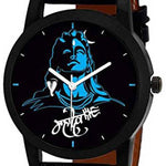 Combo of BLUE MAHADEV Edition Analog watch With Aux Cable , OTG Adapter And Data Cable