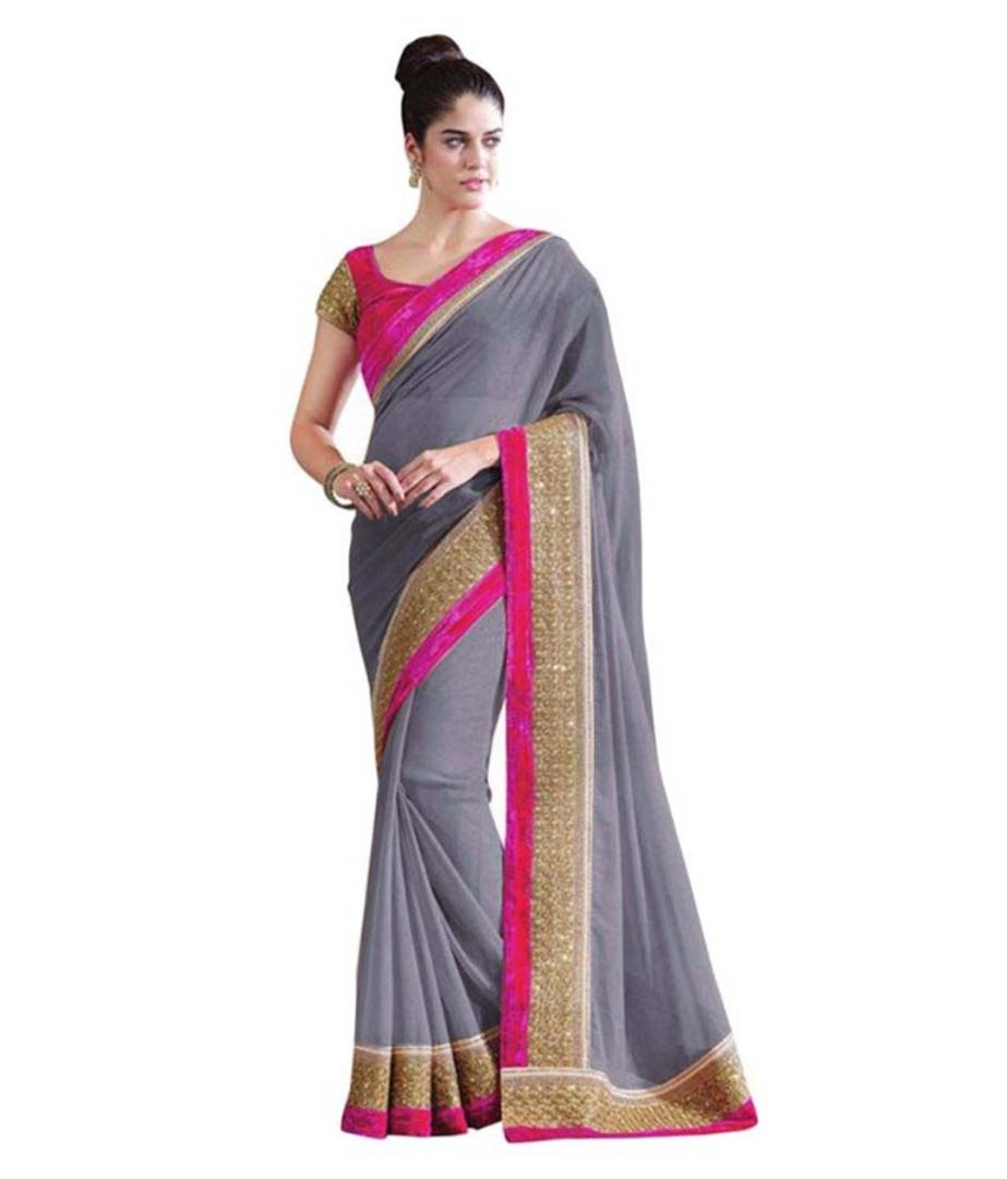 Designer Georgette Sarees With Blouse