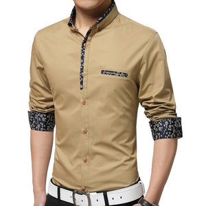 Men's Yellow Solid Cotton Regular Fit Casual Shirt