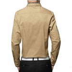 Men's Yellow Solid Cotton Regular Fit Casual Shirt