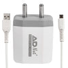 3.1 Amp 5V Dual Port Fast Wall Charger With Fast Charging Micro USB Cable