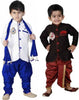 Boys Festive & Party Sherwani and Churidar Set (pack of 2)