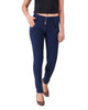 Trendy Dark Blue Denim Jeans For Women's