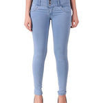 Trendy Light Blue Denim Jeans For Women's
