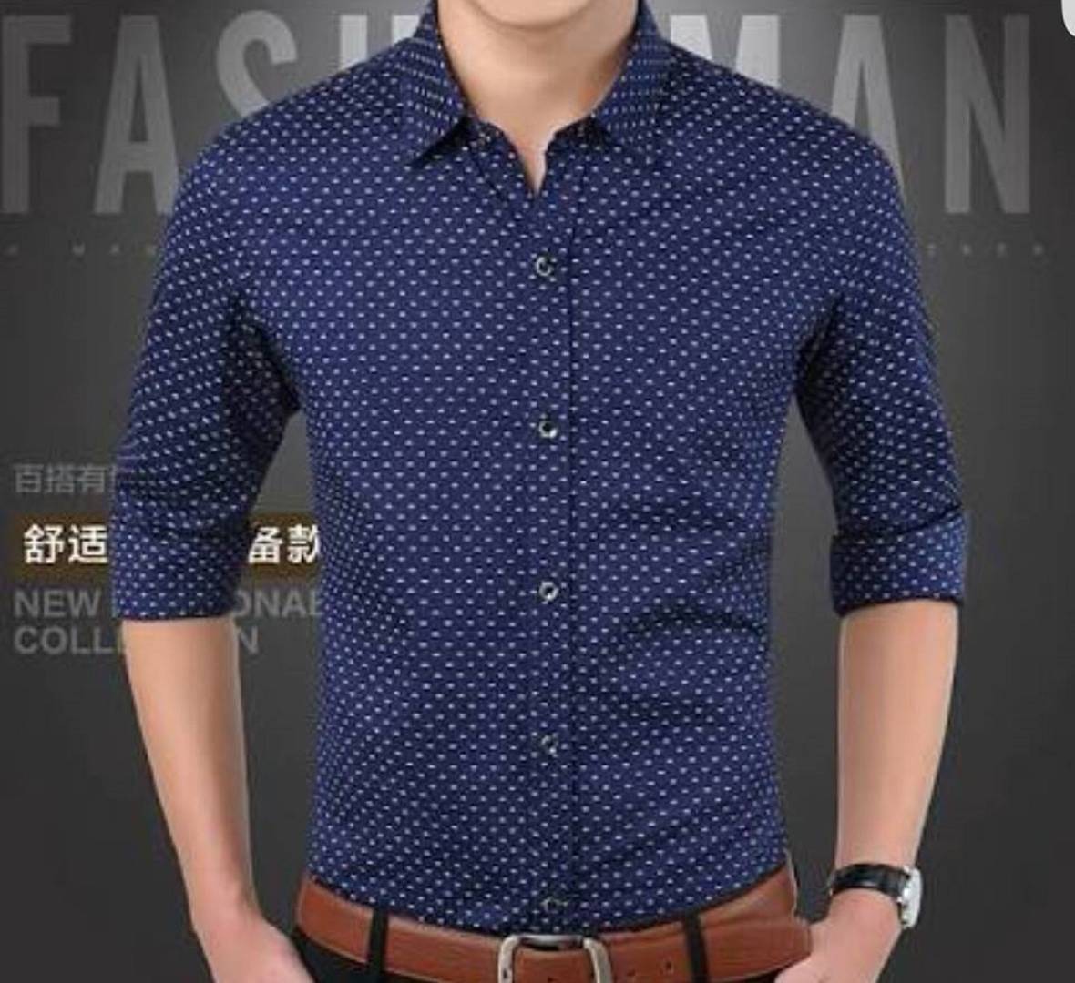 Men's Printed Cotton Blend Full Sleeve Casual Shirt Pack Of 5