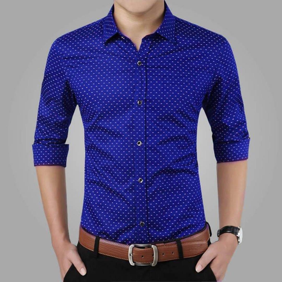 Men's Printed Cotton Blend Full Sleeve Casual Shirt Pack Of 5