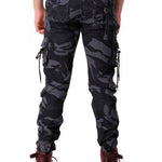 Men's Multicoloured Cotton Blend Printed Regular Fit Cargo
