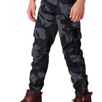 Men's Multicoloured Cotton Blend Printed Regular Fit Cargo
