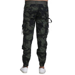 Men's Multicoloured Cotton Blend Printed Regular Fit Cargo