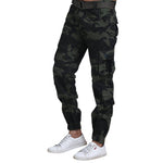 Men's Multicoloured Cotton Blend Printed Regular Fit Cargo