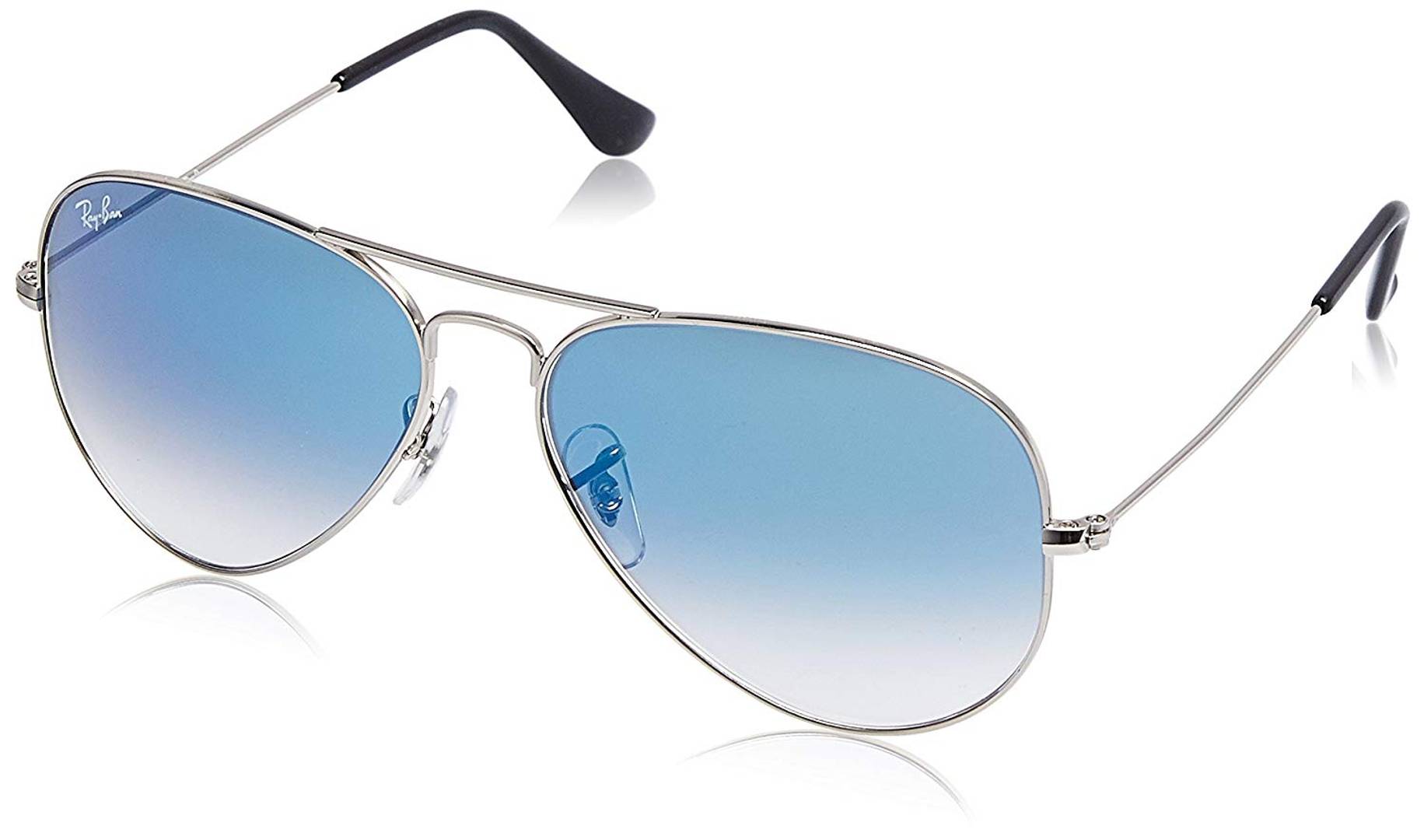 Blue  Metal Aviator Sunglasses For Men's