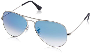 Blue  Metal Aviator Sunglasses For Men's