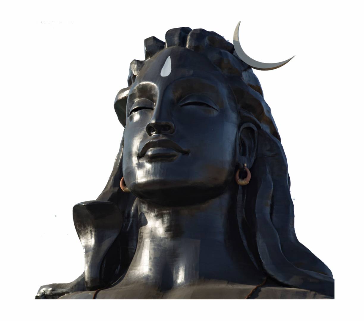 Shiva Adiyogi Wall Sticker (41 cm X 45 cm)