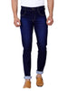 Men's Blue Denim Solid Slim Fit Low-Rise Jeans