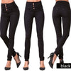 Women's High Waist Black Jeans