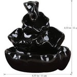 Clssic Back Flow Smoke Fountain With 10 Incense Cone