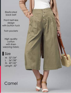 Women's Cotton Culottes