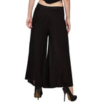 Elite Multicoloured Synthetic Women Palazzo(Set Of 3)