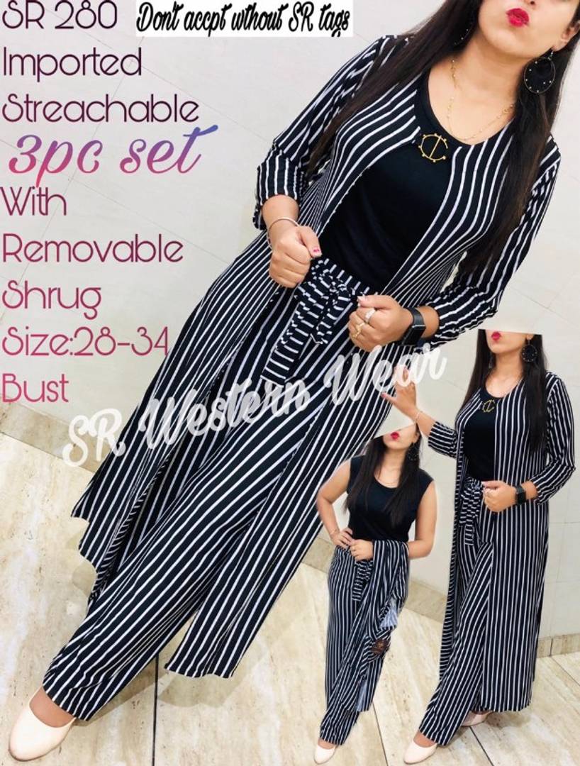 Pant Style Drape Detachable Saree with Blouse and Jacket , 3 Piece Set