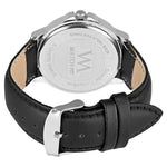 Men's Stylish Black Synthetic Leather Analog Watches