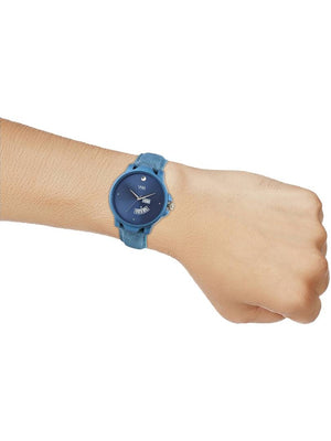 Men's Stylish Blue Synthetic Leather Analog Watches