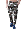 Men's Multicoloured Camouflage Print Cotton Cargo Pants