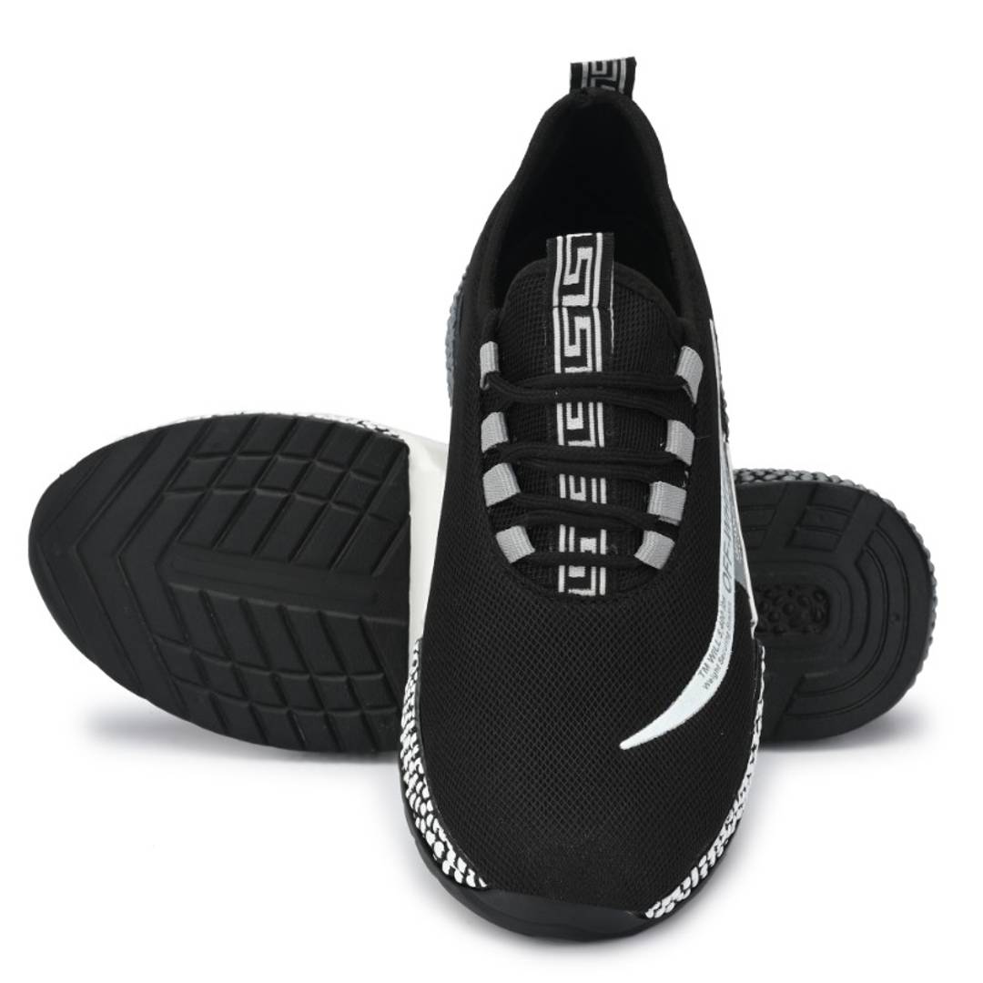 High Fashion Dot Black Sports Sneaker For Men / Boys