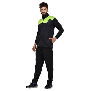 Men's Multicoloured Polyester Colourblocked Long Sleeves Sporty Jacket