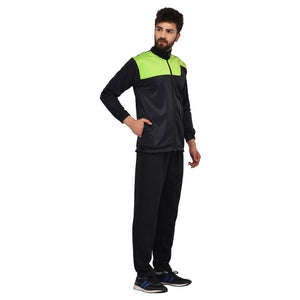 Men's Multicoloured Polyester Colourblocked Long Sleeves Sporty Jacket