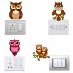 Owl  Wall Sticker Standard PVC Vinyl
