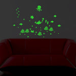 Night Glow - Radium Glow in The Dark - Night Glowing Wall Stickers
