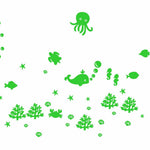 Night Glow - Radium Glow in The Dark - Night Glowing Wall Stickers